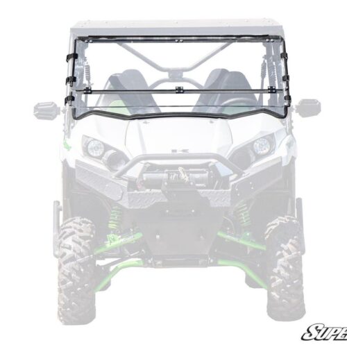 Super ATV KAWASAKI TERYX SCRATCH RESISTANT FLIP DOWN WINDSHIELD